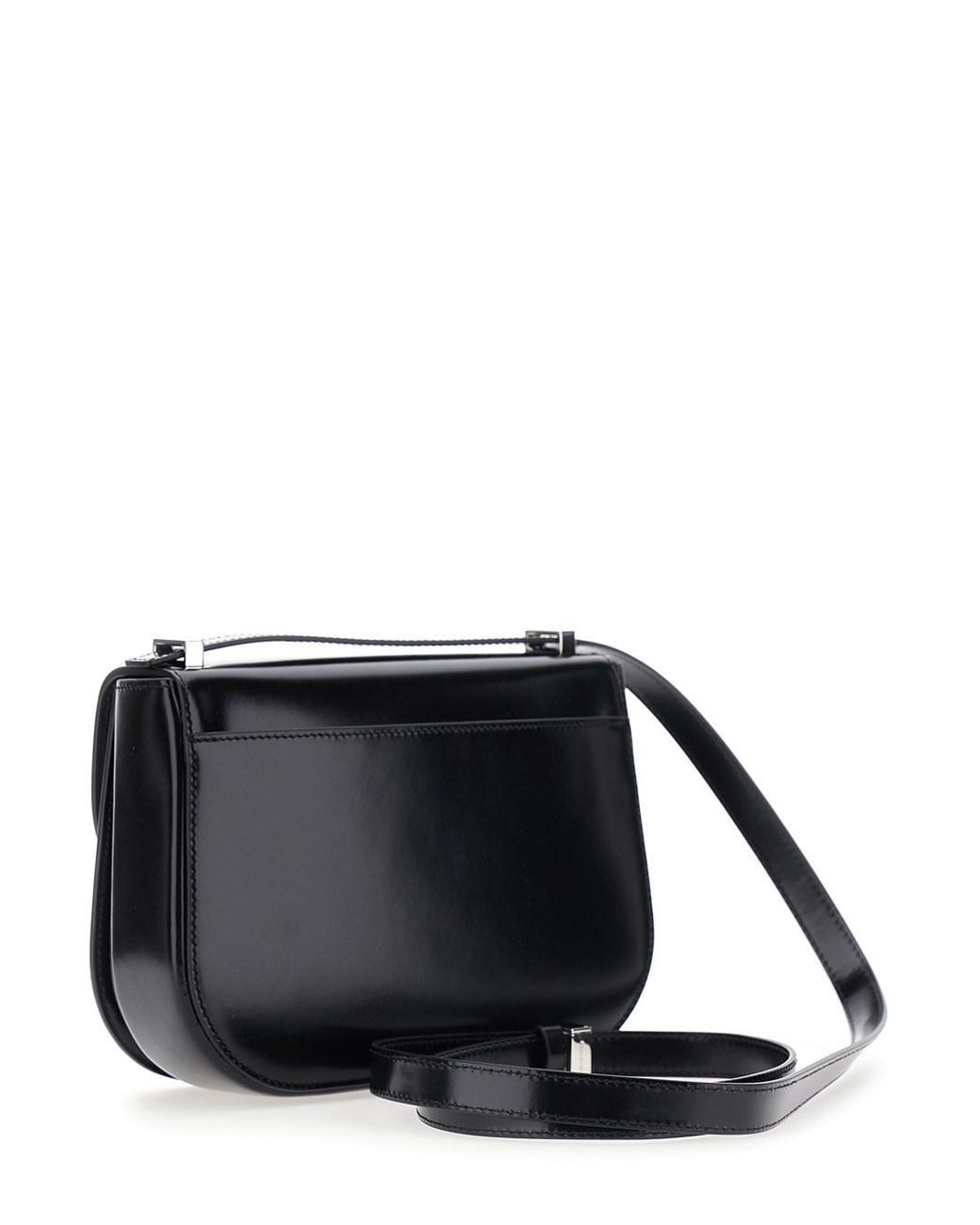 Ferragamo Black Crossbody Bag Gancini Leather Calf Shoulder