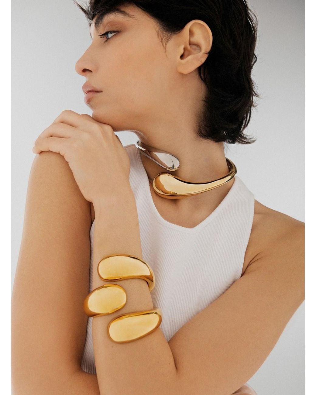 FEDERICA TOSI Metallic Necklace With Pendant And Details