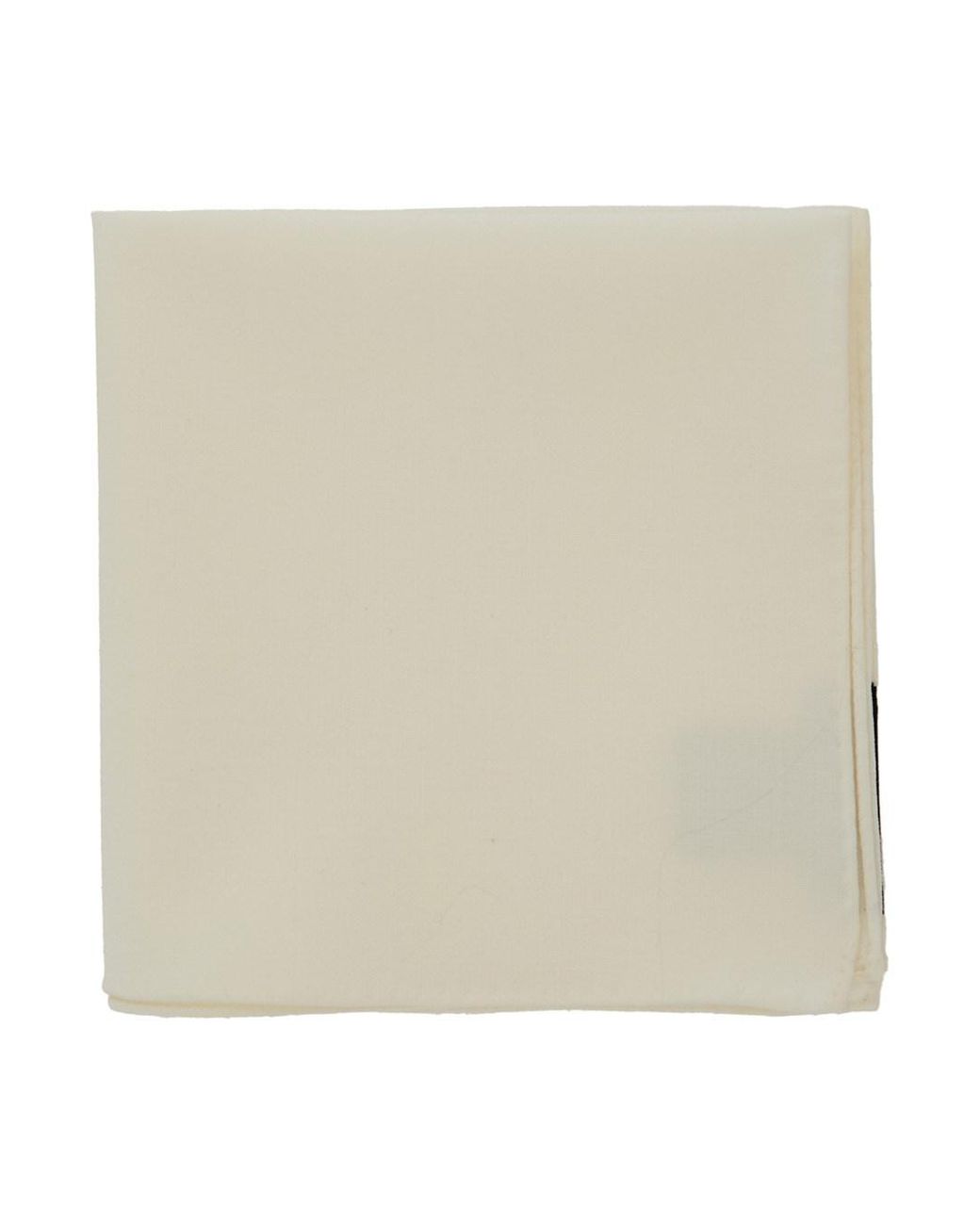 Emporio Armani Natural Pocket Square Virgin Wool Cream for men