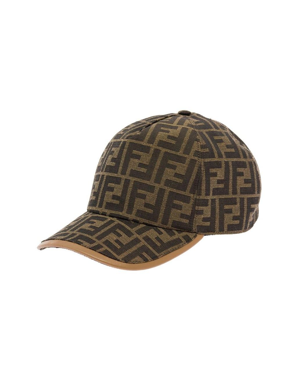 Cappello da baseball marrone uomo di Fendi in Brown da Uomo