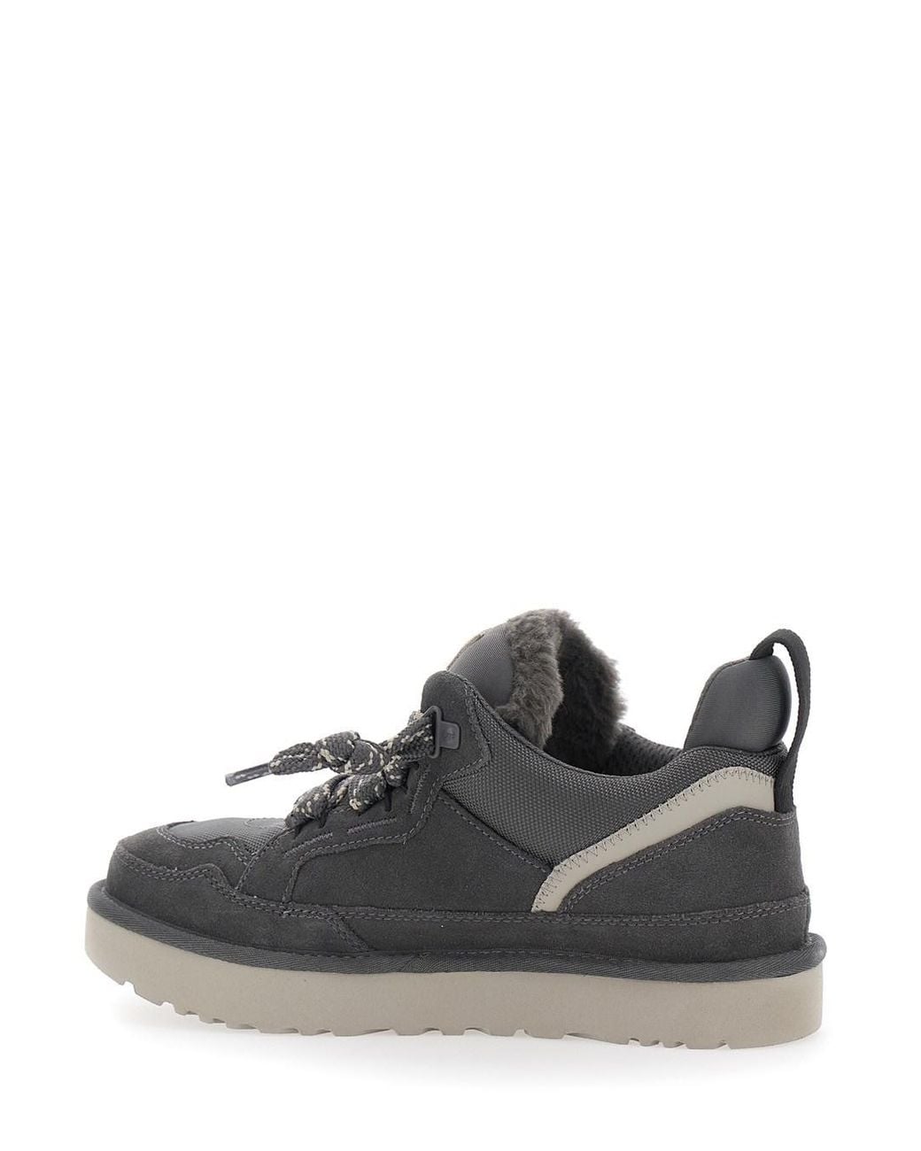 Ugg Gray Low Top Sneaker With Logo Patch On The Tongue for men