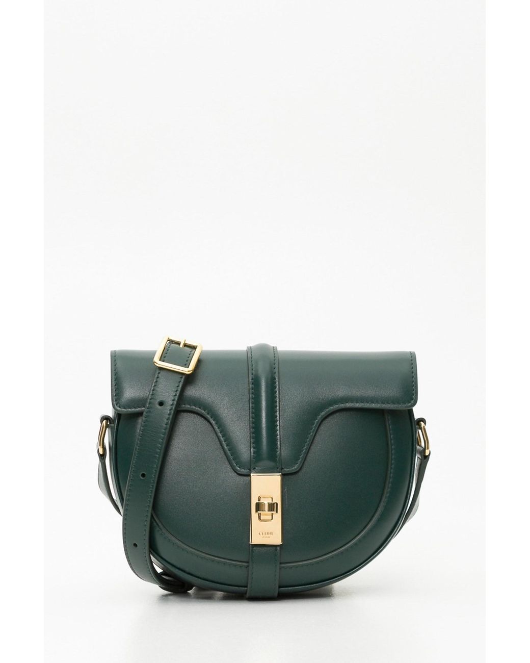 Celine Small Besace 16 Bag in Green | Lyst