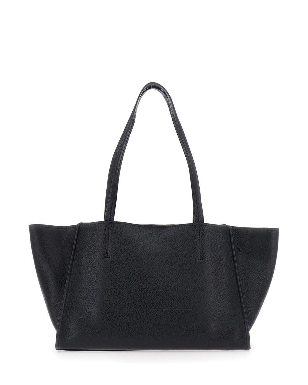 MICHAEL Michael Kors Black Hamilton Moderne Lg East West Fold Tote With Eleg