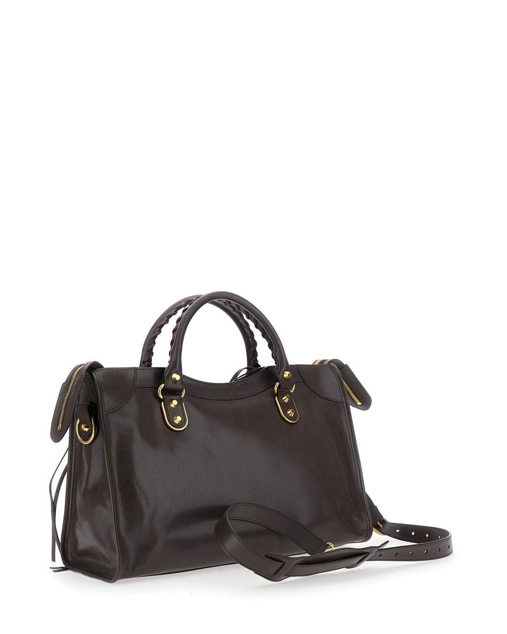 Balenciaga Black Le City Uptown' Handbag With Adjustable And Detacha