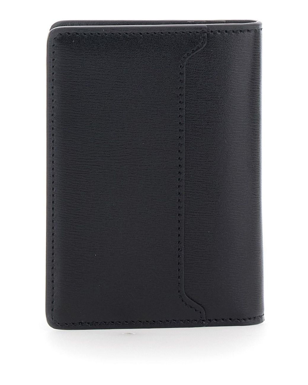 Portacarte Con Placca Logo Ff Sul Fronte E Design Rettangolare I di Fendi in Black da Uomo