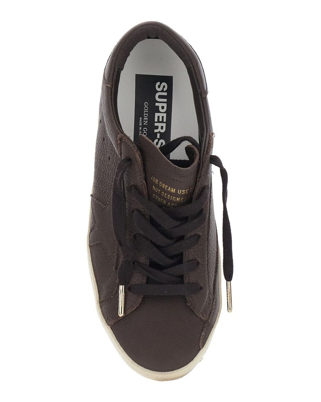 Golden Goose Deluxe Brand Brown Sneakers Superstar Leather Trainers