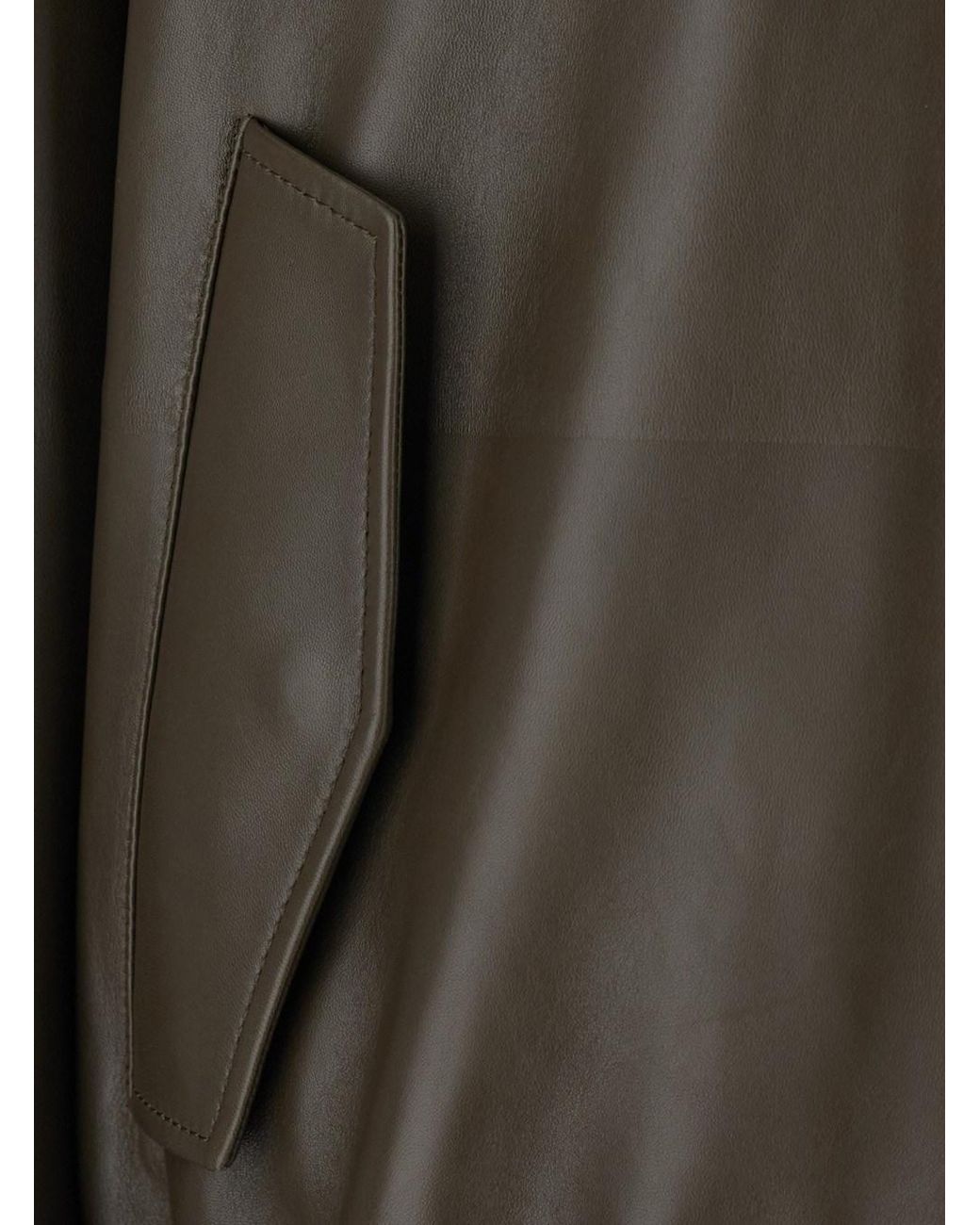Bottega Veneta Green Jacket With High Collar With Intreccio Motif for men