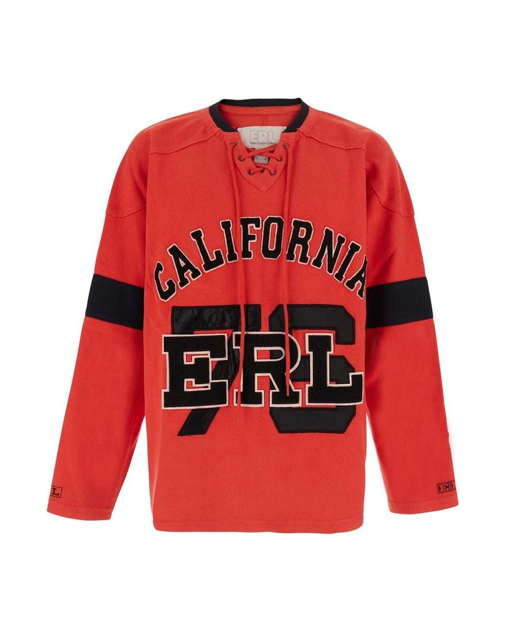 ERL Erl Logo-Embroidered Cotton Sweatshirt for men