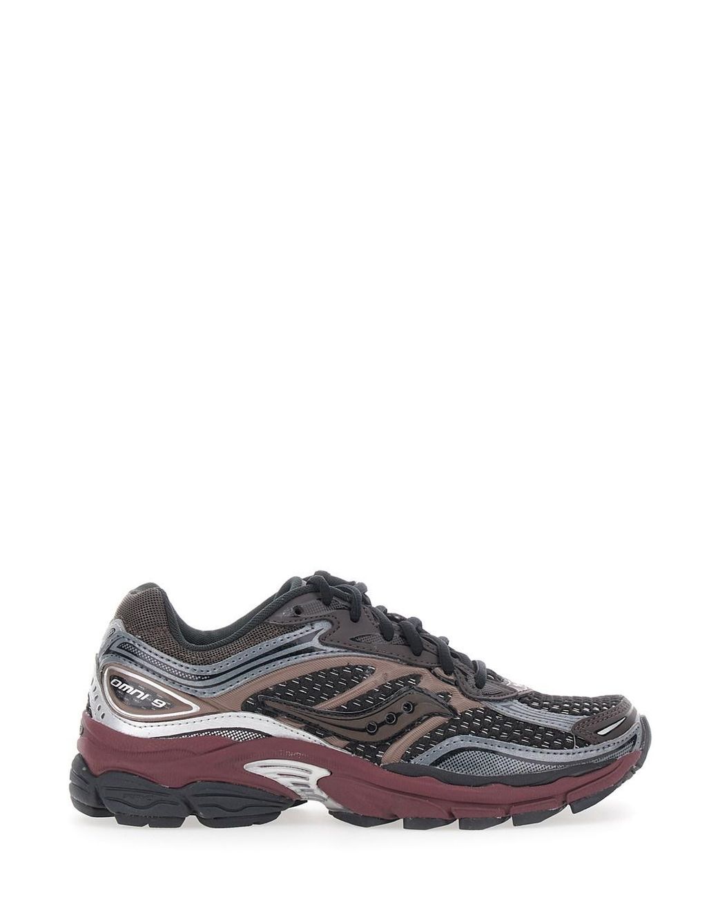 Saucony Brown Saucony Leather And Mesh Sneakers