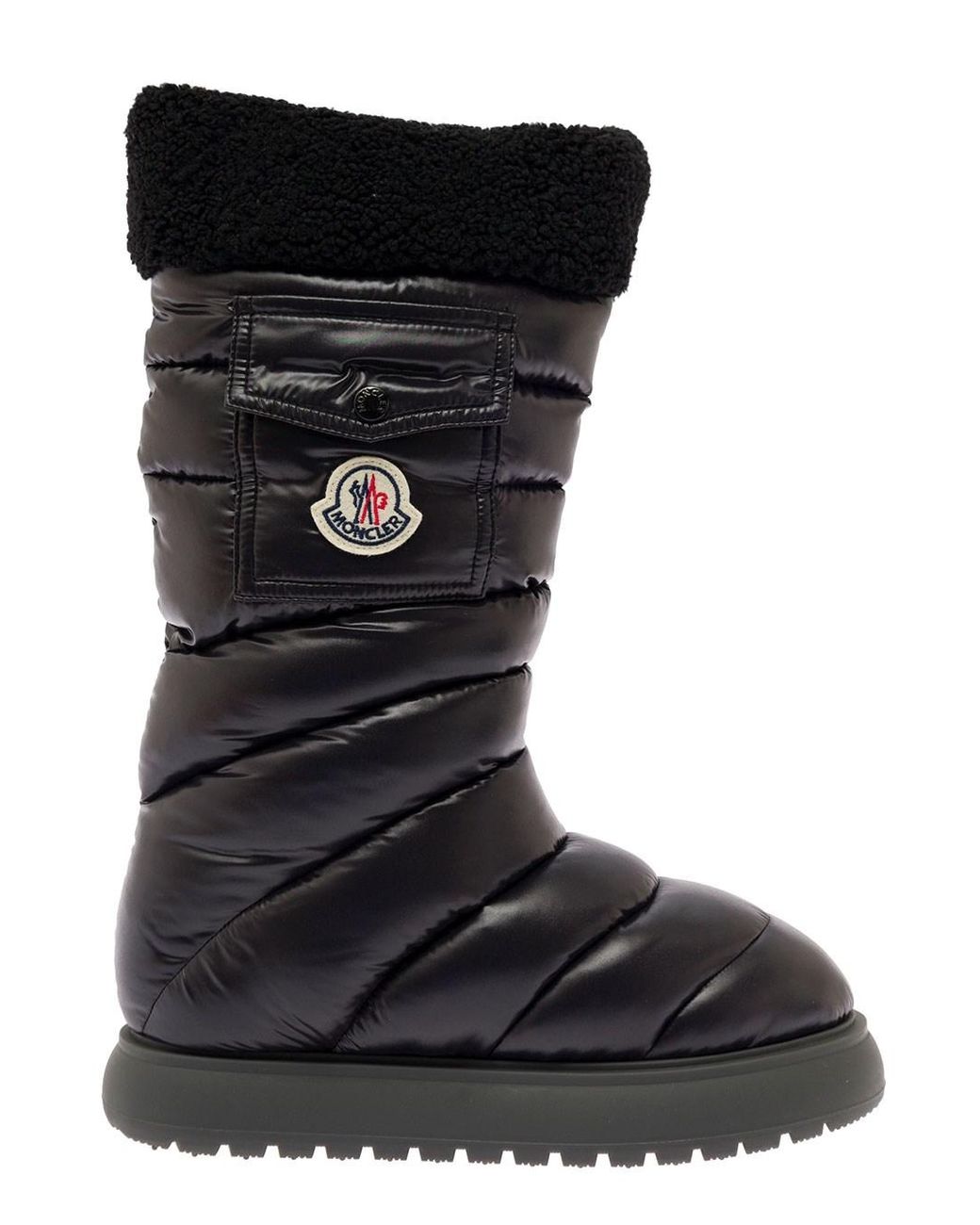 Moncler Puffer Boot in Black Lyst