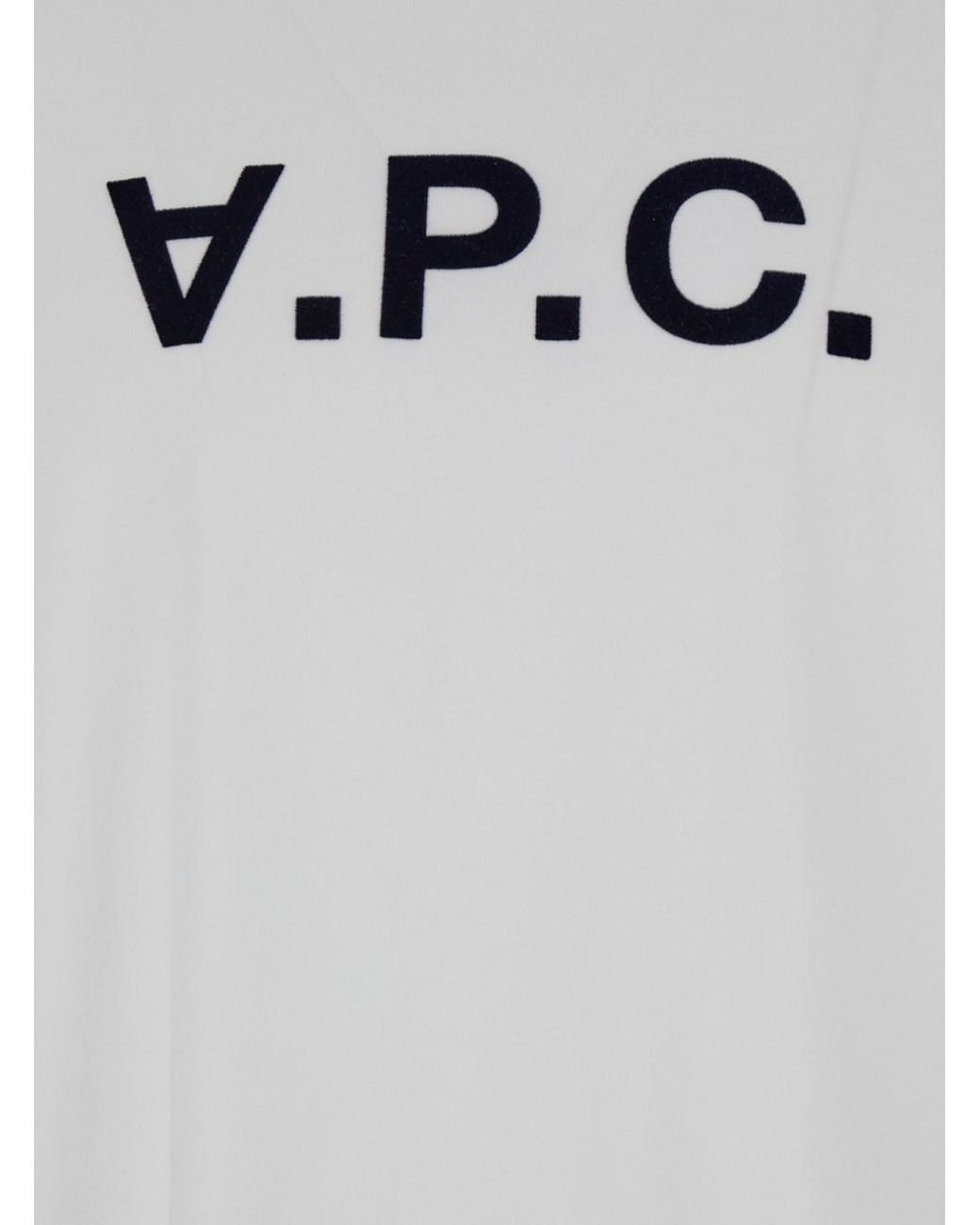 A.P.C. Gray Oversized T-Shirt With Apc Print
