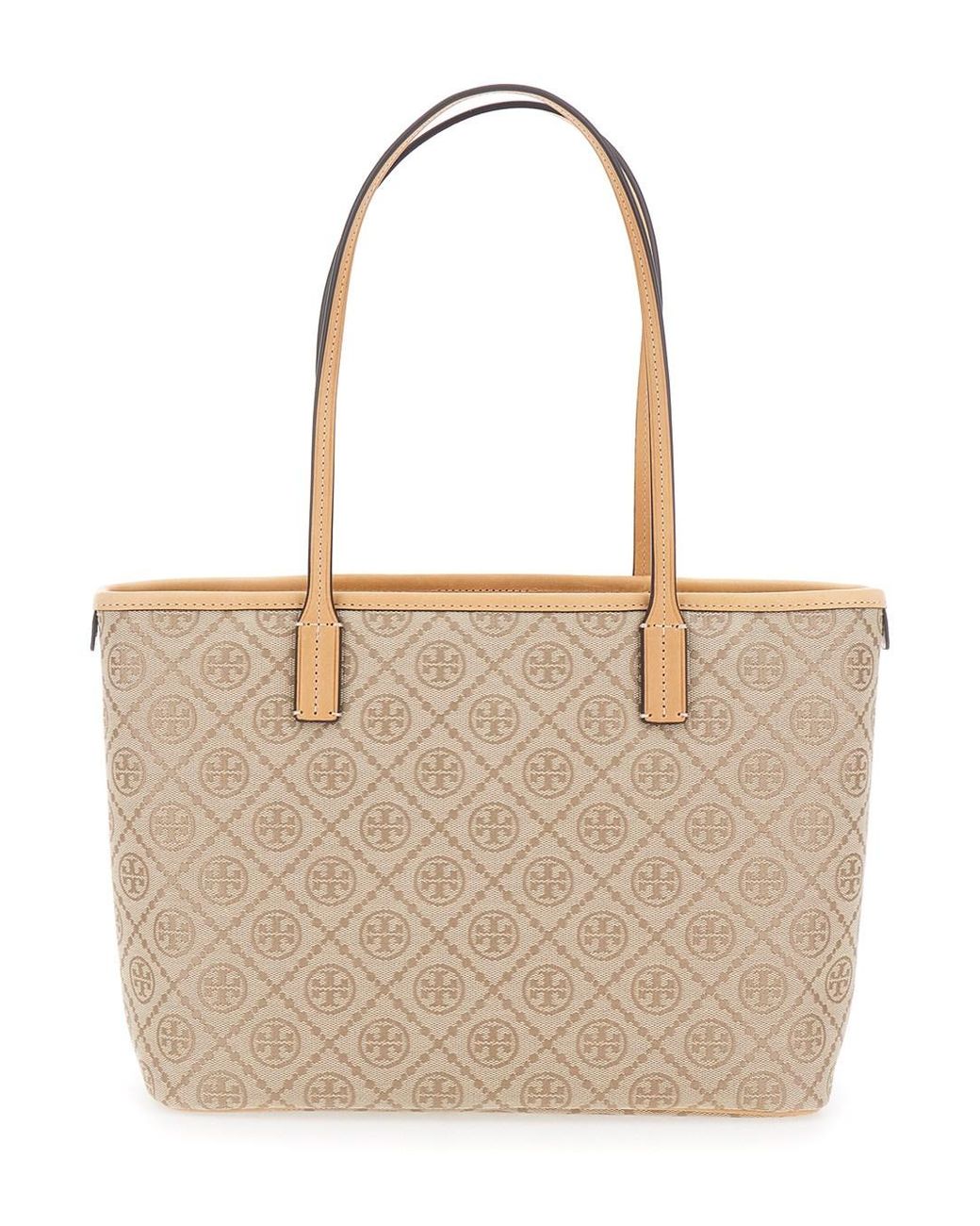 Tory Burch Natural Tote Bag Canvas Cotton