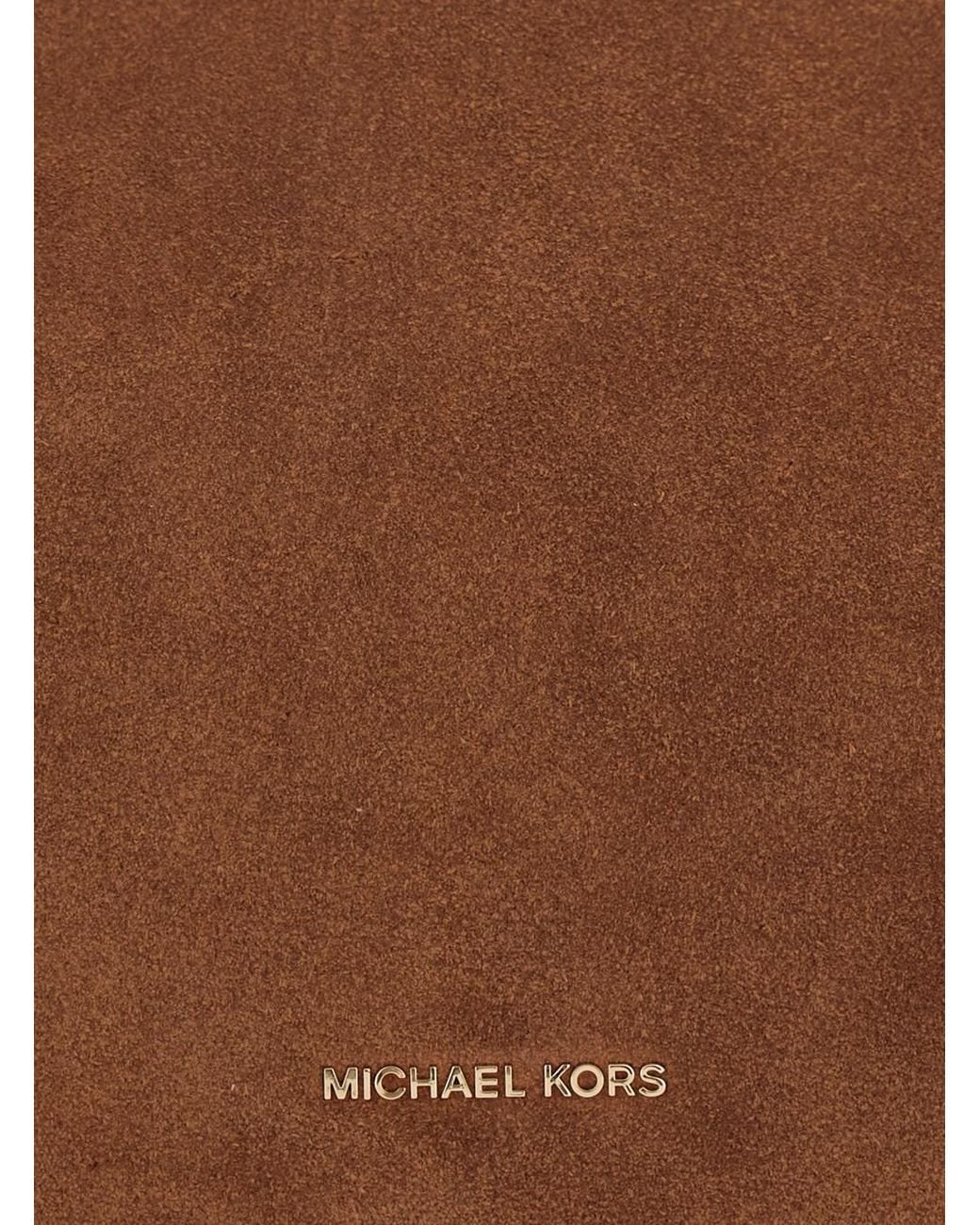 MICHAEL Michael Kors Brown 'Ellie' Shoulder Bag With Two Chain Handles