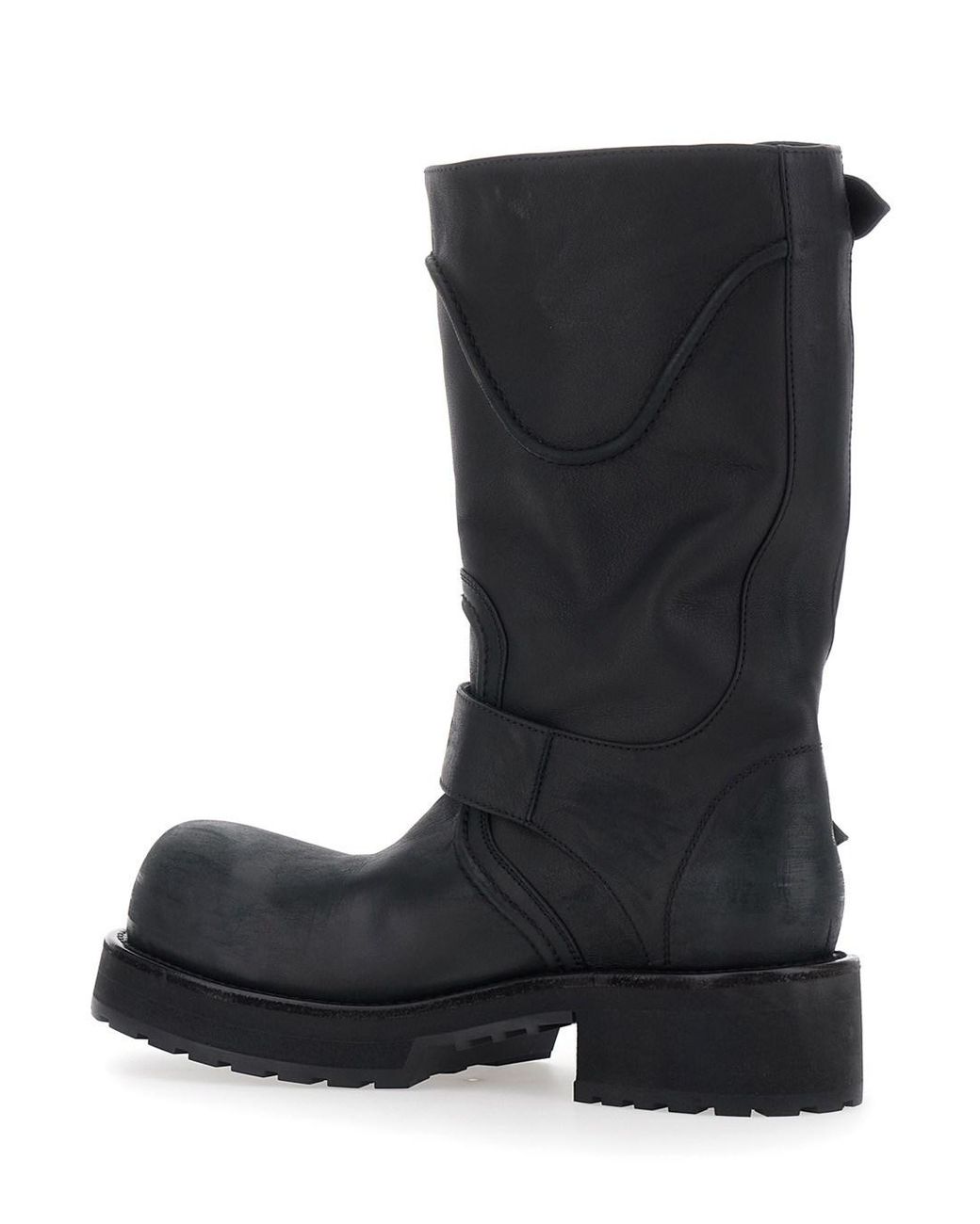 Balenciaga Black Boots Venom Leather for men