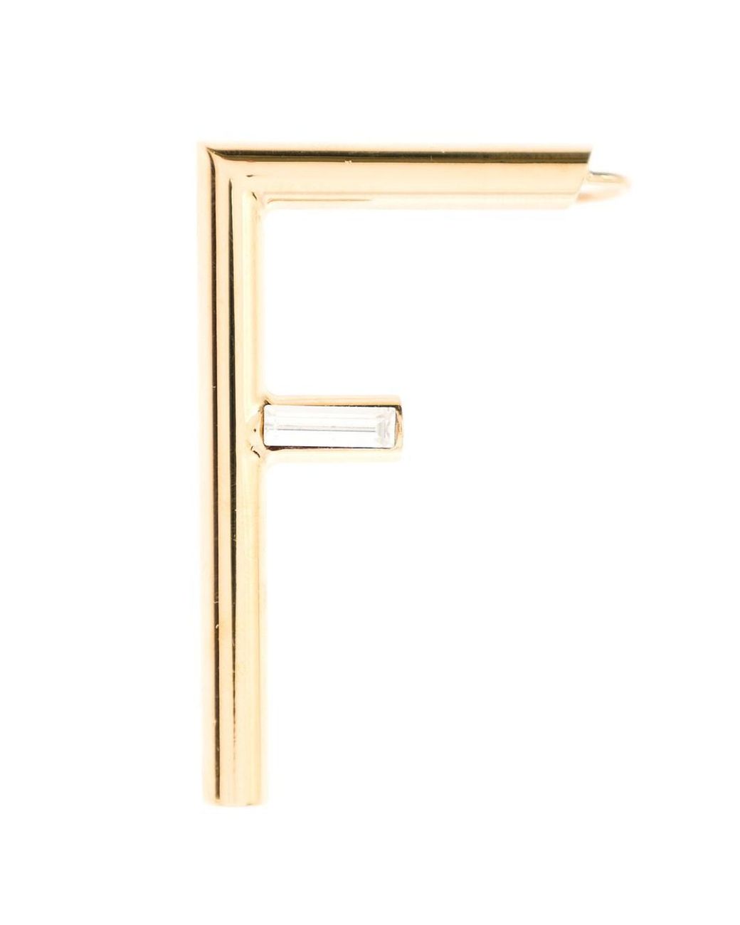Fendi Earcuff First Metallo Sp/str in White Lyst