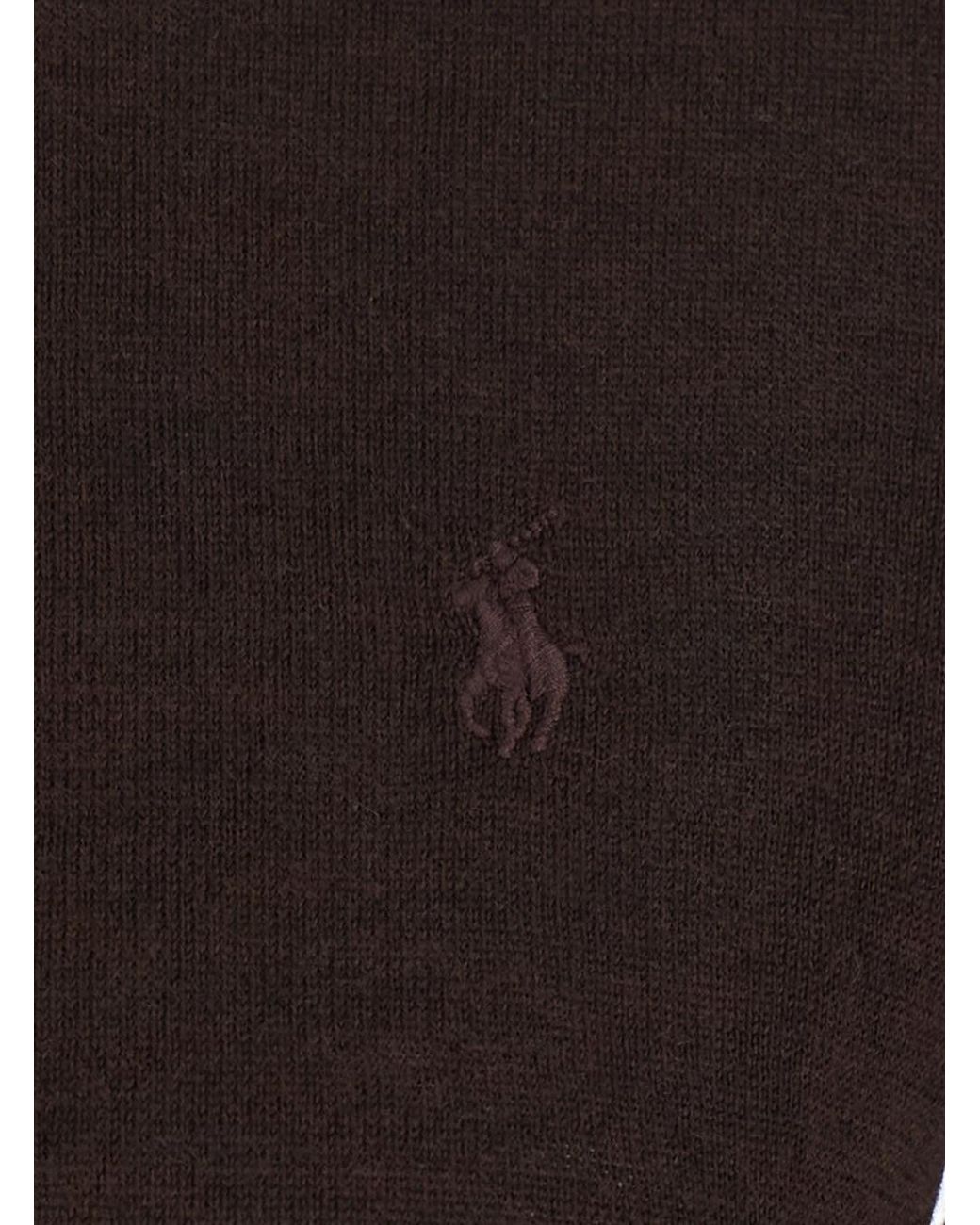 Polo Ralph Lauren Black Polo Ralph Lauren Wool High-Neck Sweater
