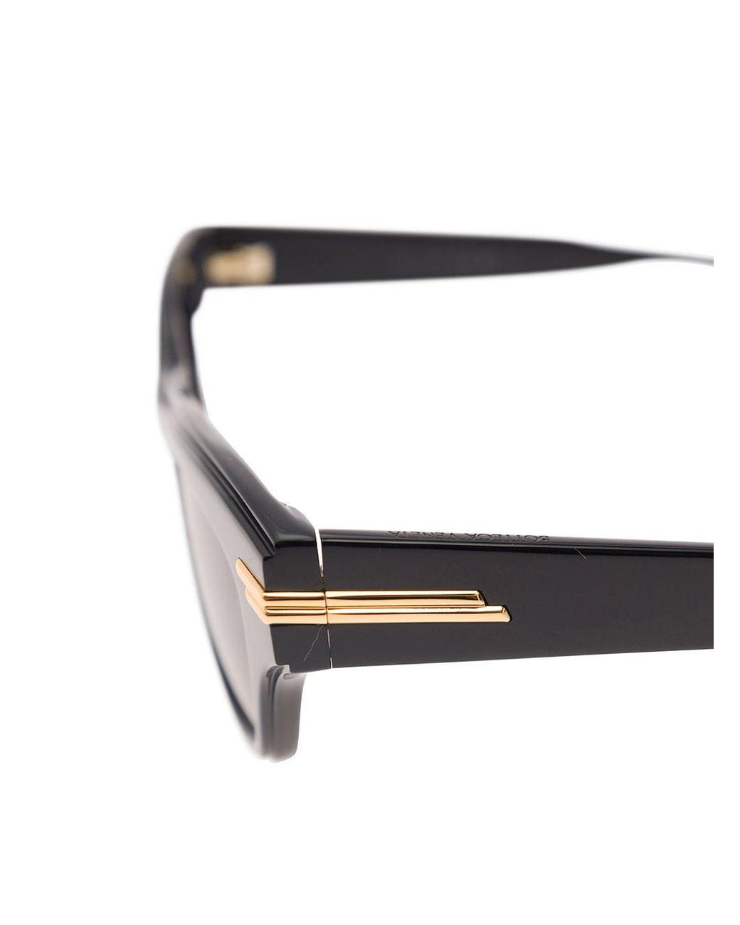 Bottega Veneta Multicolor 'Bv1122S' Rectangular Sunglasses With Golden Detail