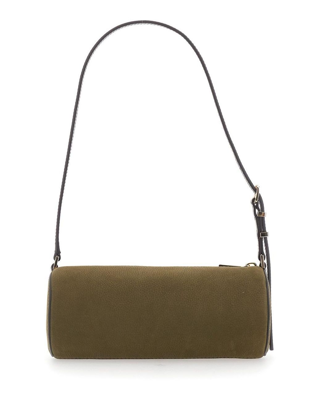 MICHAEL Michael Kors Gray Shoulder Bag Izzy Leather Cow