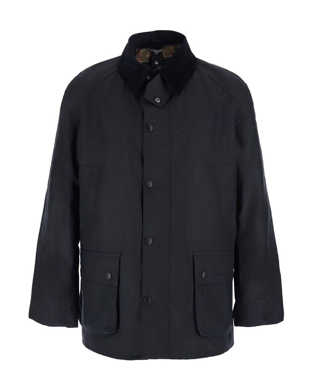 Barbour Blue Waxed Jacket Ashby Coat for men