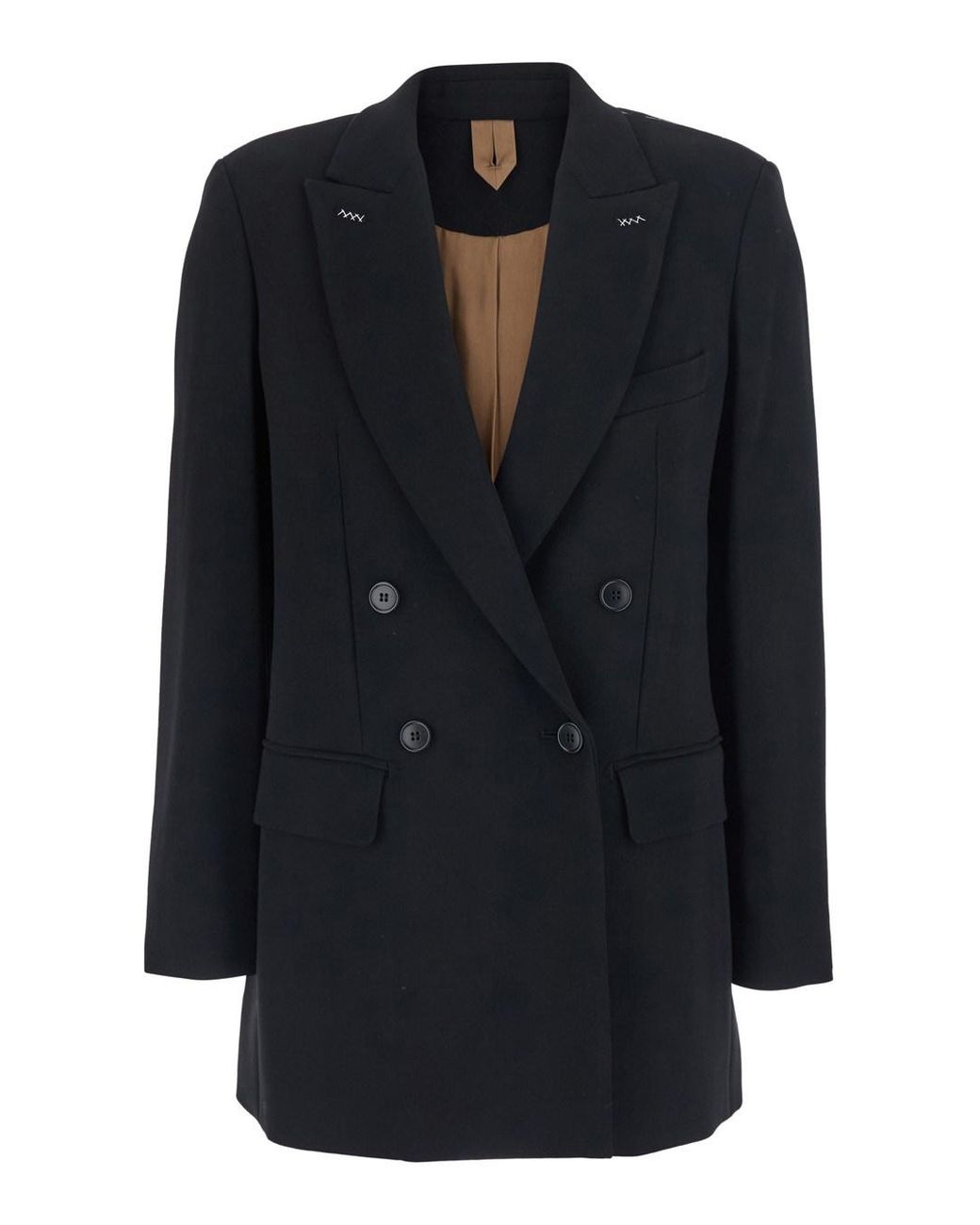 Max Mara Black Jacket Mxmosso Wool Blazers