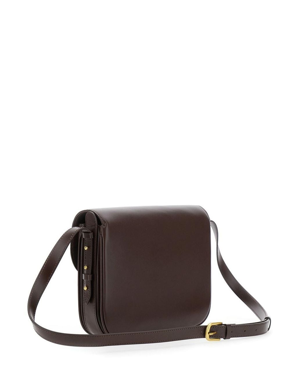 Soeur Brown 'Bellissima Maxi' Crossbody Bag With Logo Detail On The Fr