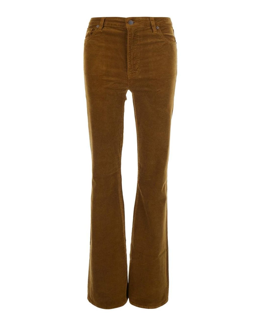 FRAME Brown Trousers The Corduroy Reboot Cotton