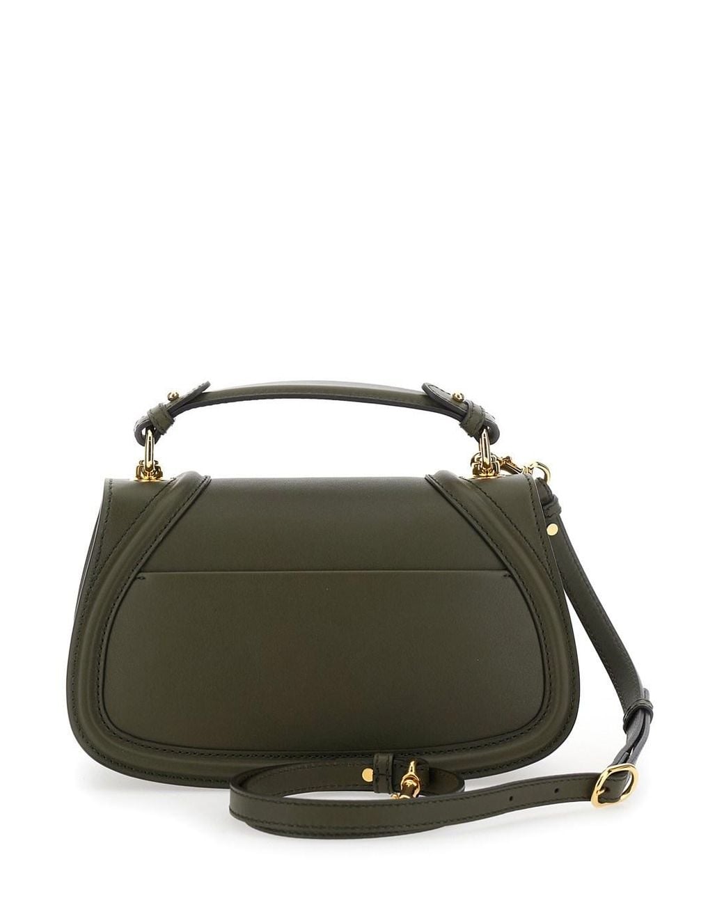 Gucci Green 'Blondie' Handbag With Gg Logo Plaque On The Front