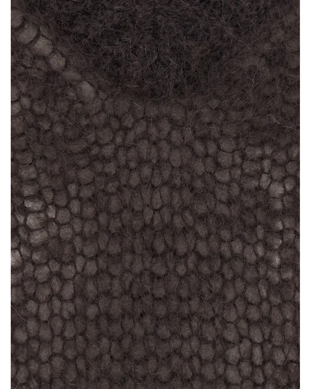 Brunello Cucinelli Black Knitted V Neck Top