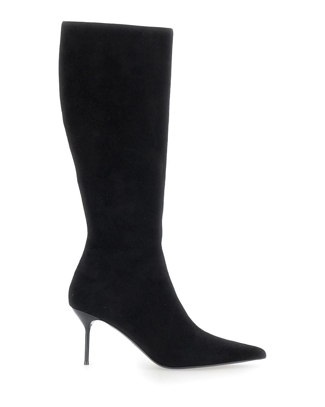 Paris Texas Black Lidia Boot 70 Boots With High Heel And Leather Sole