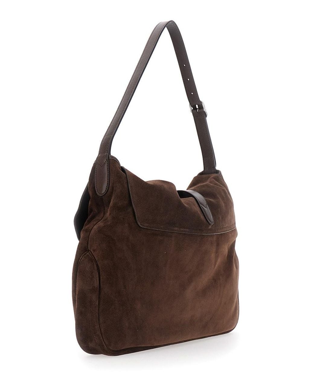 Gucci Brown 'Jackey Flap' Shoulder Bag With Adjustable Shoulder Strap for men