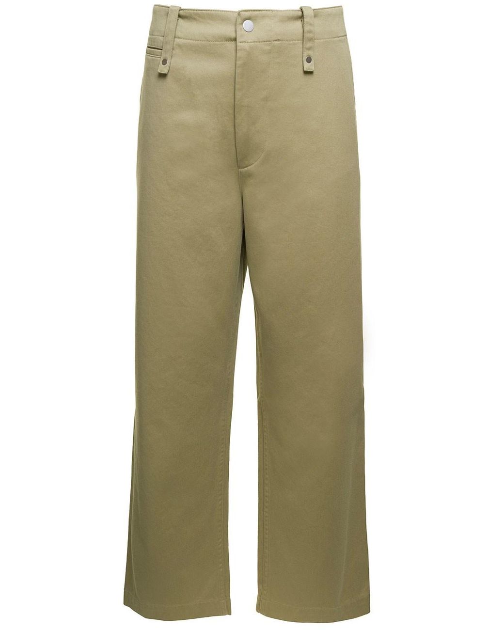Burberry Green Wide-Leg Pants for men