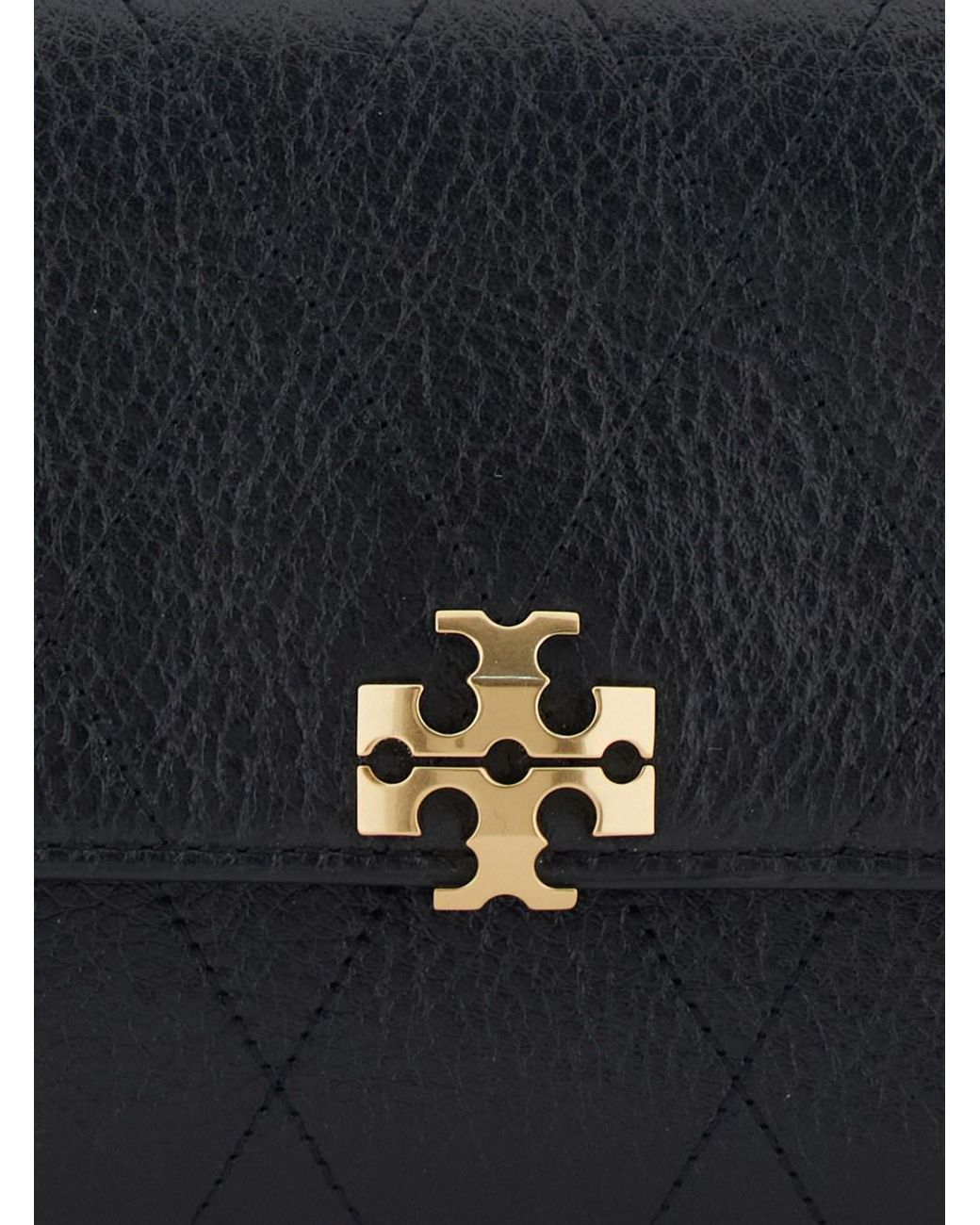 Tory Burch Black Shoulder Bag Charlie Leather Cow