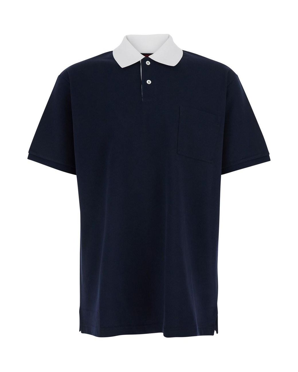 Gucci Blue T-Shirt Piquet Web Cotton T-Shirts for men