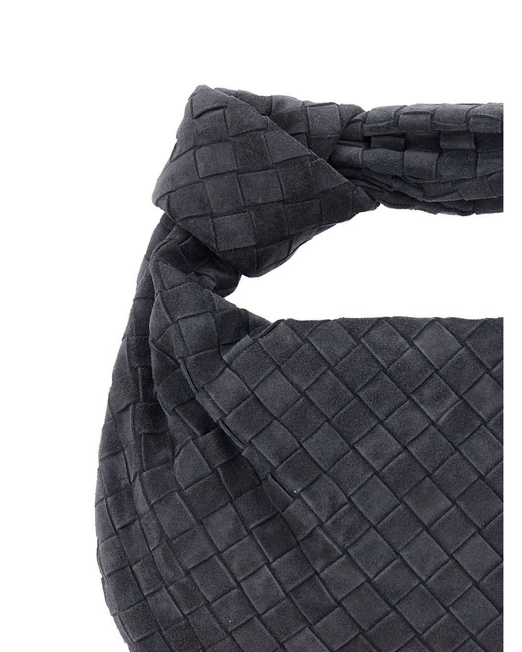 Bottega Veneta Blue 'Jodie' Shoulder Bag With Intreccio Motif