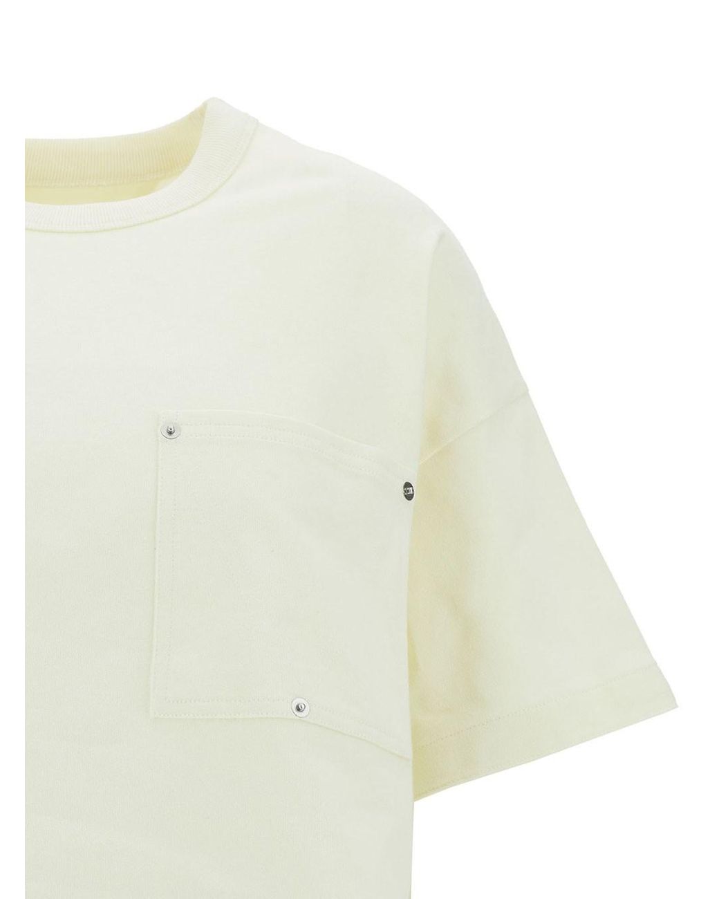 Bottega Veneta Yellow Cotton Ribbed Collar Polo Shirt