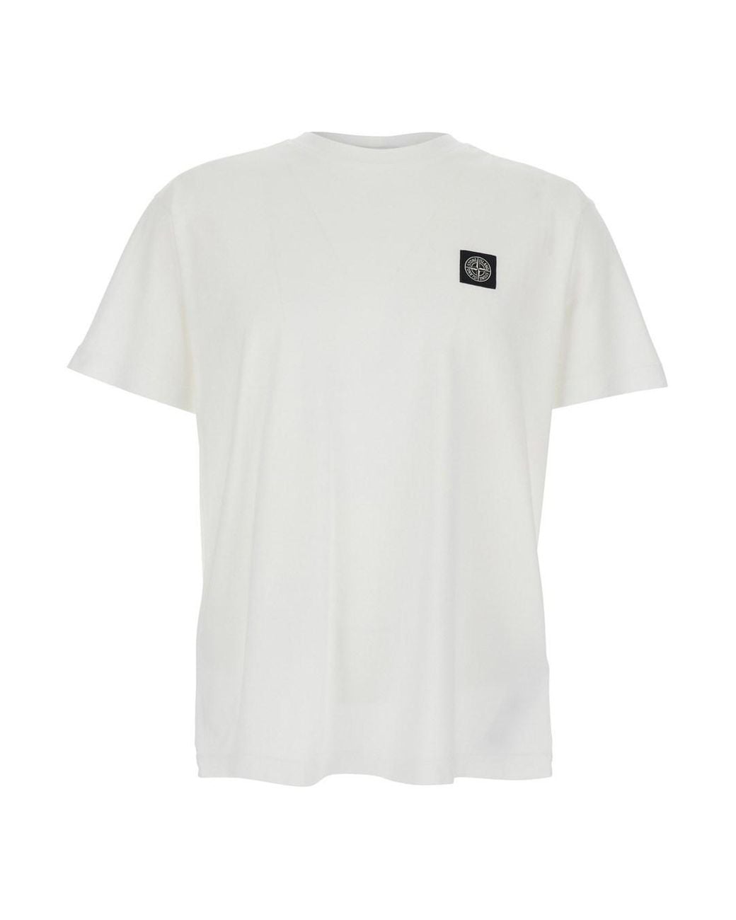 Stone Island White T-Shirt for men