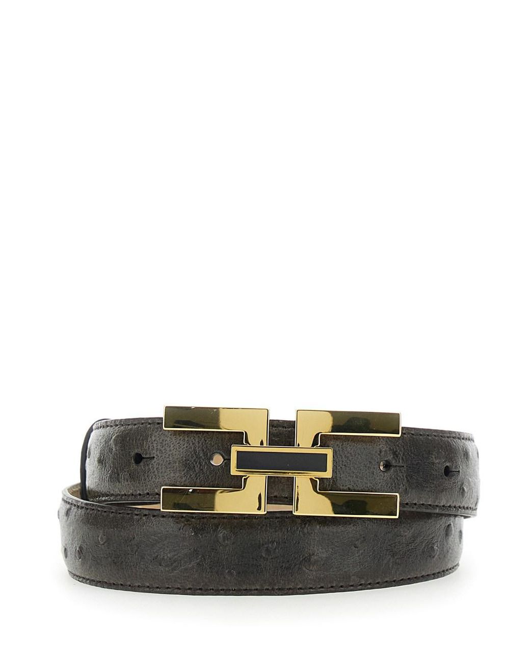 Elisabetta Franchi Black Belt, Leather