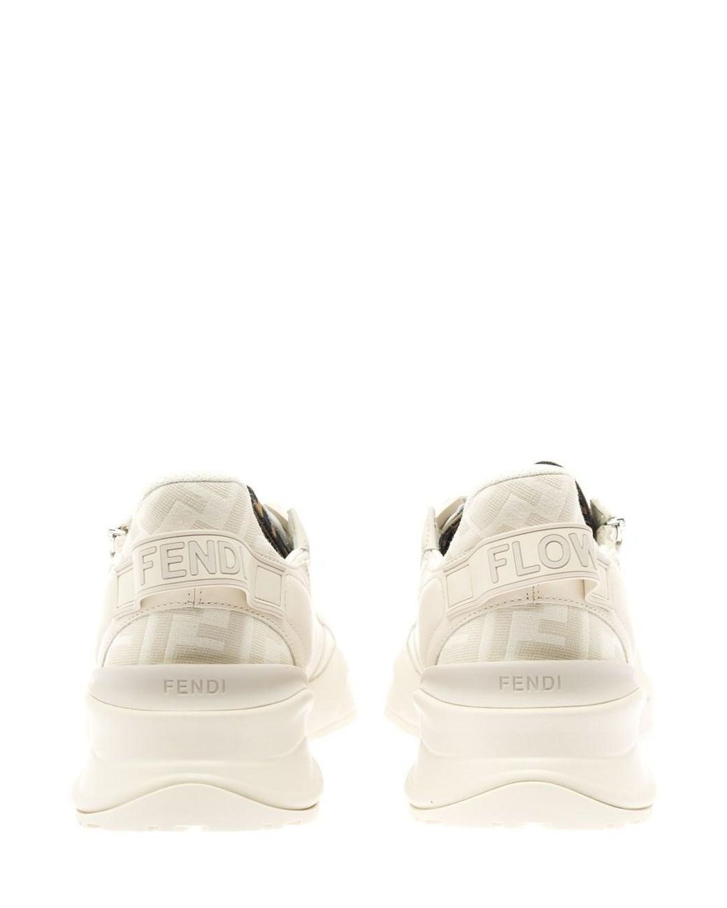 Fendi Natural Flow' Sneakers With Logo Print for men