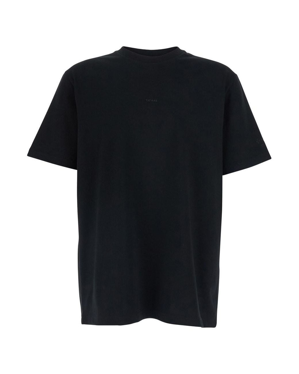 Tatras Black T-Shirt 'Niso' With Round Neck And Short Sleeves For for men