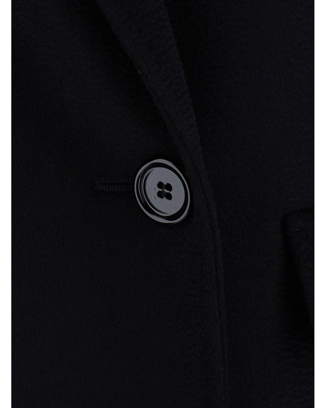 Max Mara Black Wool Coat Msteffige