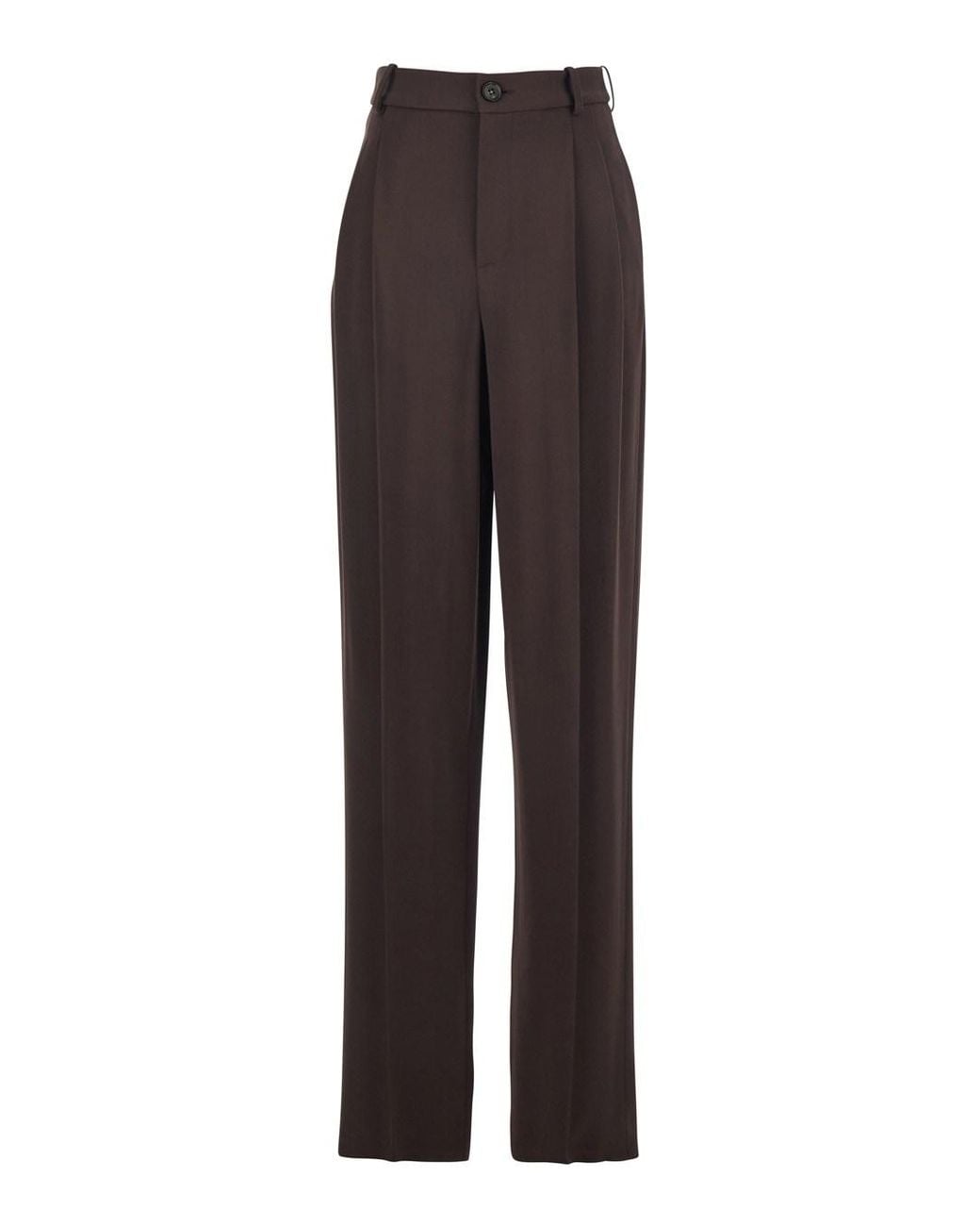 Elisabetta Franchi Brown Trousers, Stretch Viscose