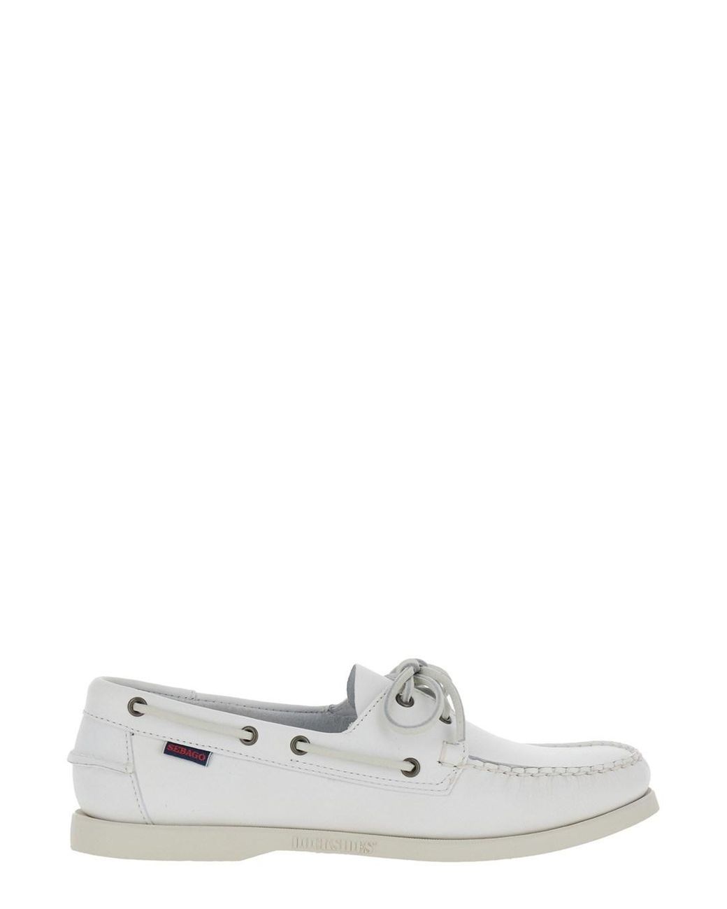 Sebago White Loafers 'Docksides Portland' for men