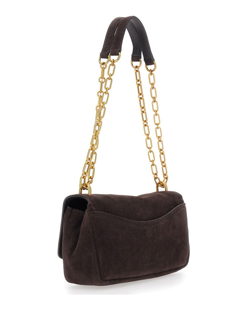 MICHAEL Michael Kors Brown Crossbody Bag With Chain And Logo