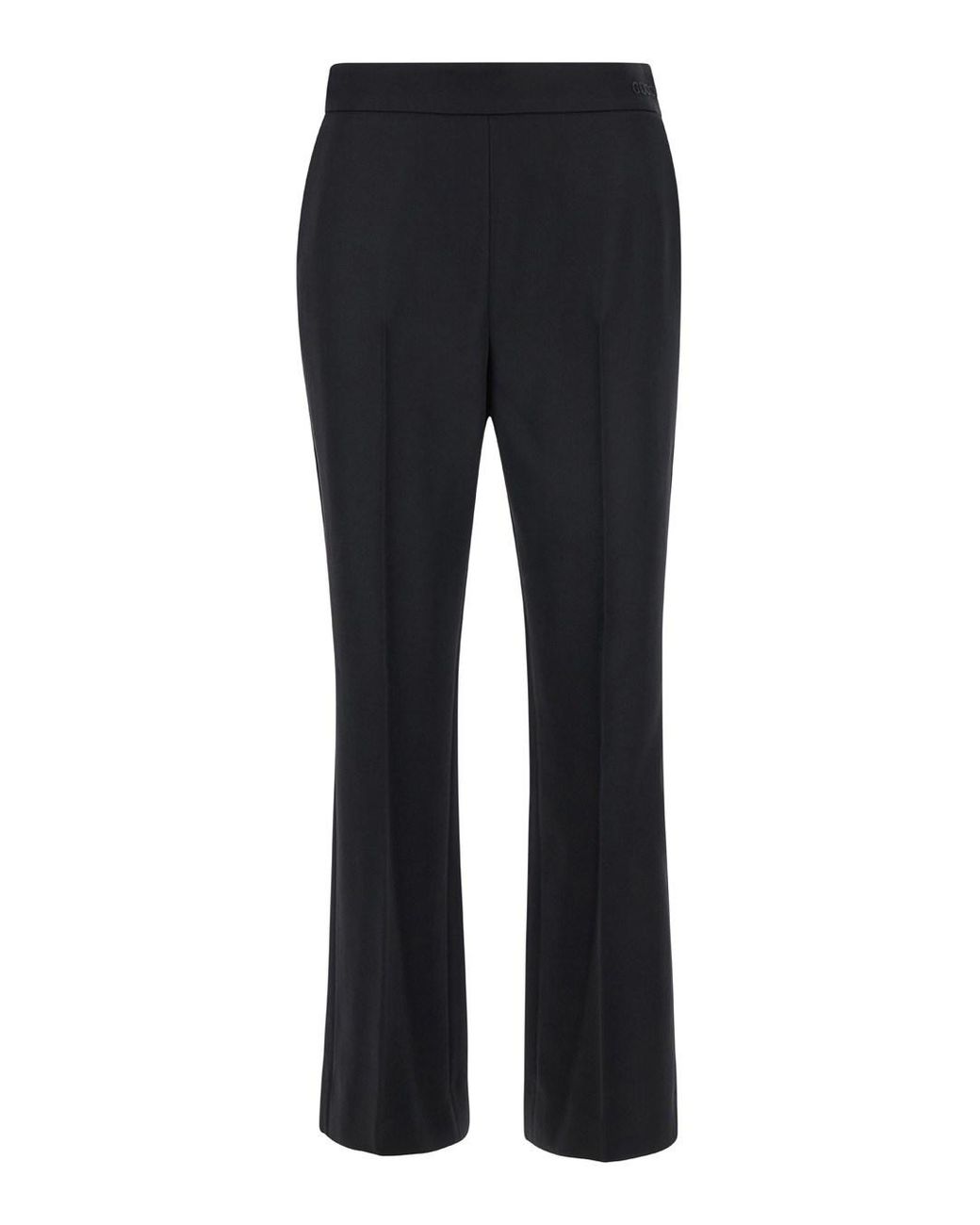 Gucci Black Flared Pants With Pences