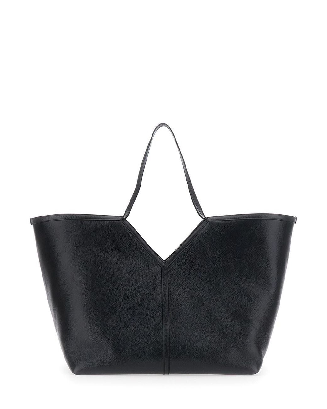 Saint Laurent Black 'Ysl Bo' Shoulder Bag With Ysl Logo