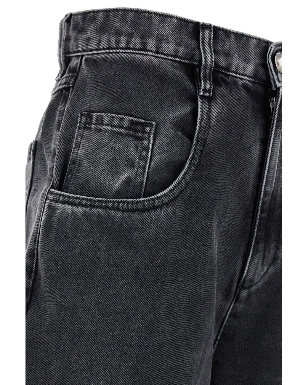 Maison Margiela Blue Five-Pocket Style Jeans With Rips