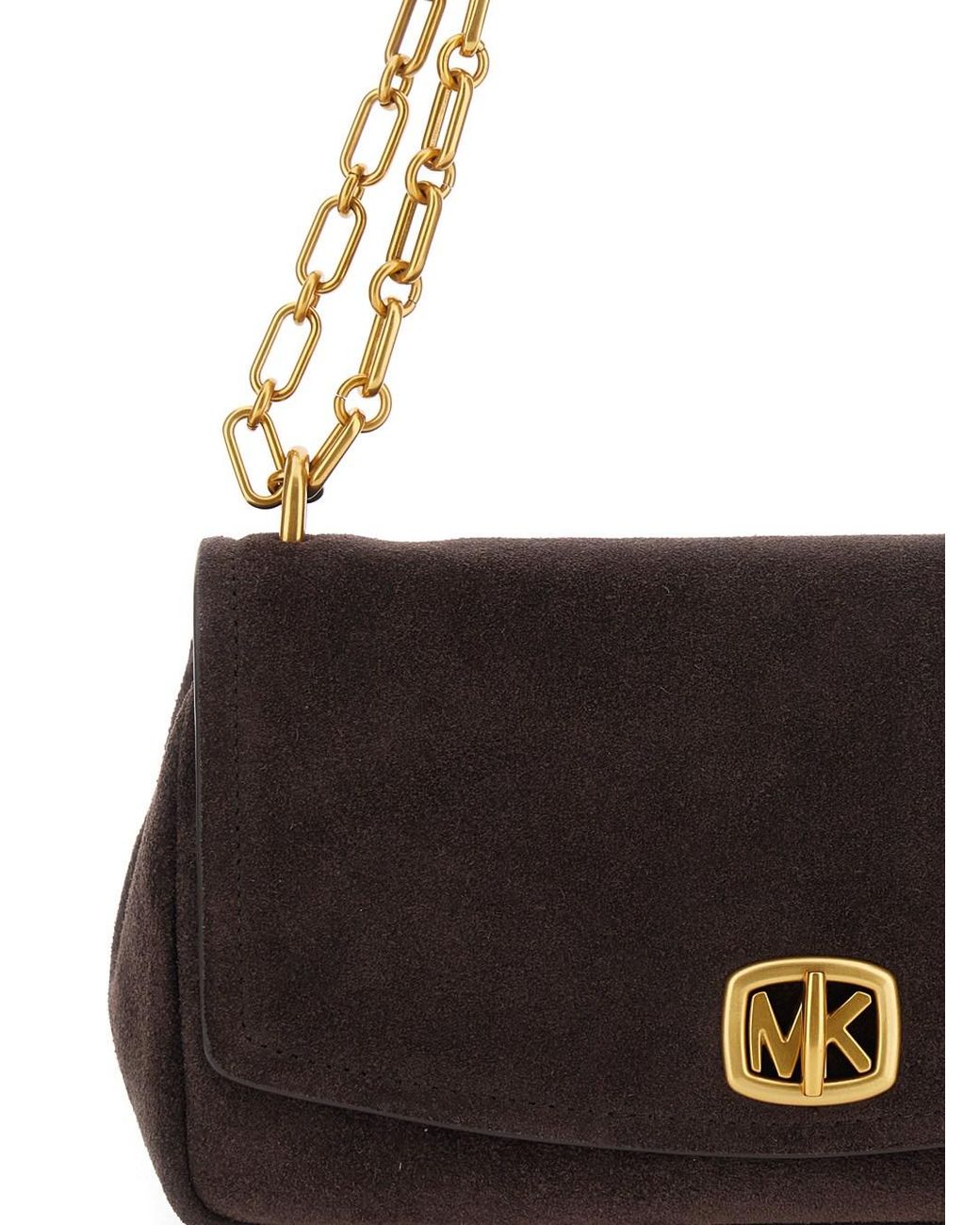 MICHAEL Michael Kors Brown Crossbody Bag With Chain And Logo