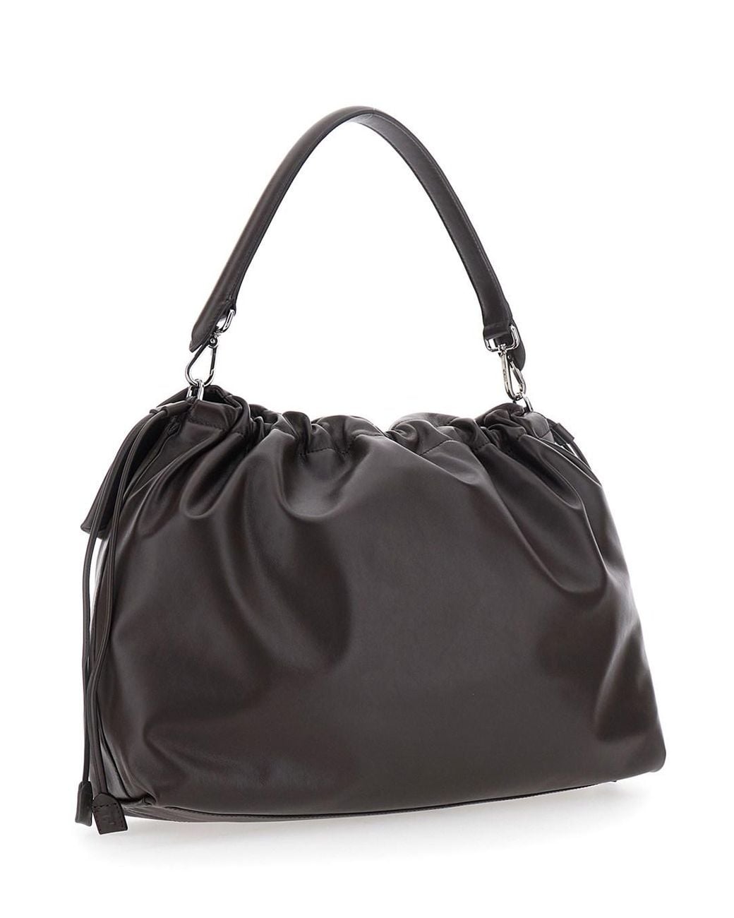 Fendi Black 'Mama Baguette Large' Shoulder Bag With Ff Closure On The Front for men