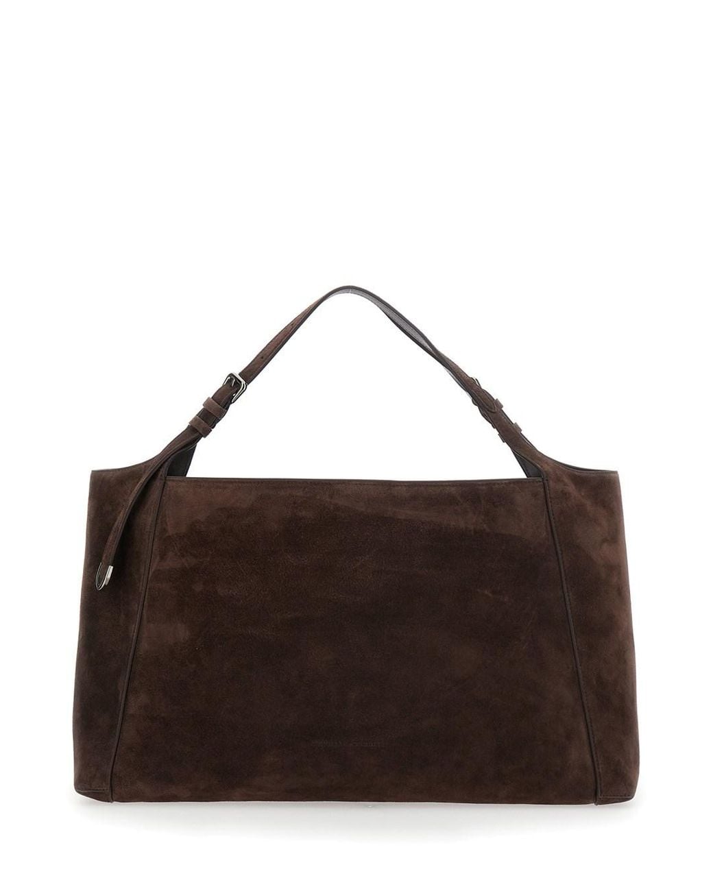 Brunello Cucinelli Brown 'Sartorial' Shopping Bag With Two Top Handles