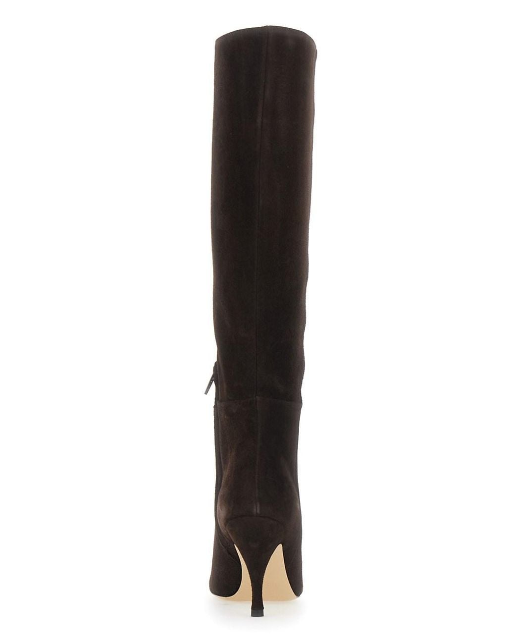 Semicouture Black 'Lucinda' Boots With Knee-High Design